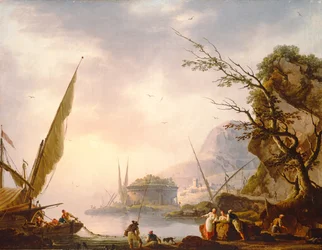 Una escena costera del sur, 1753